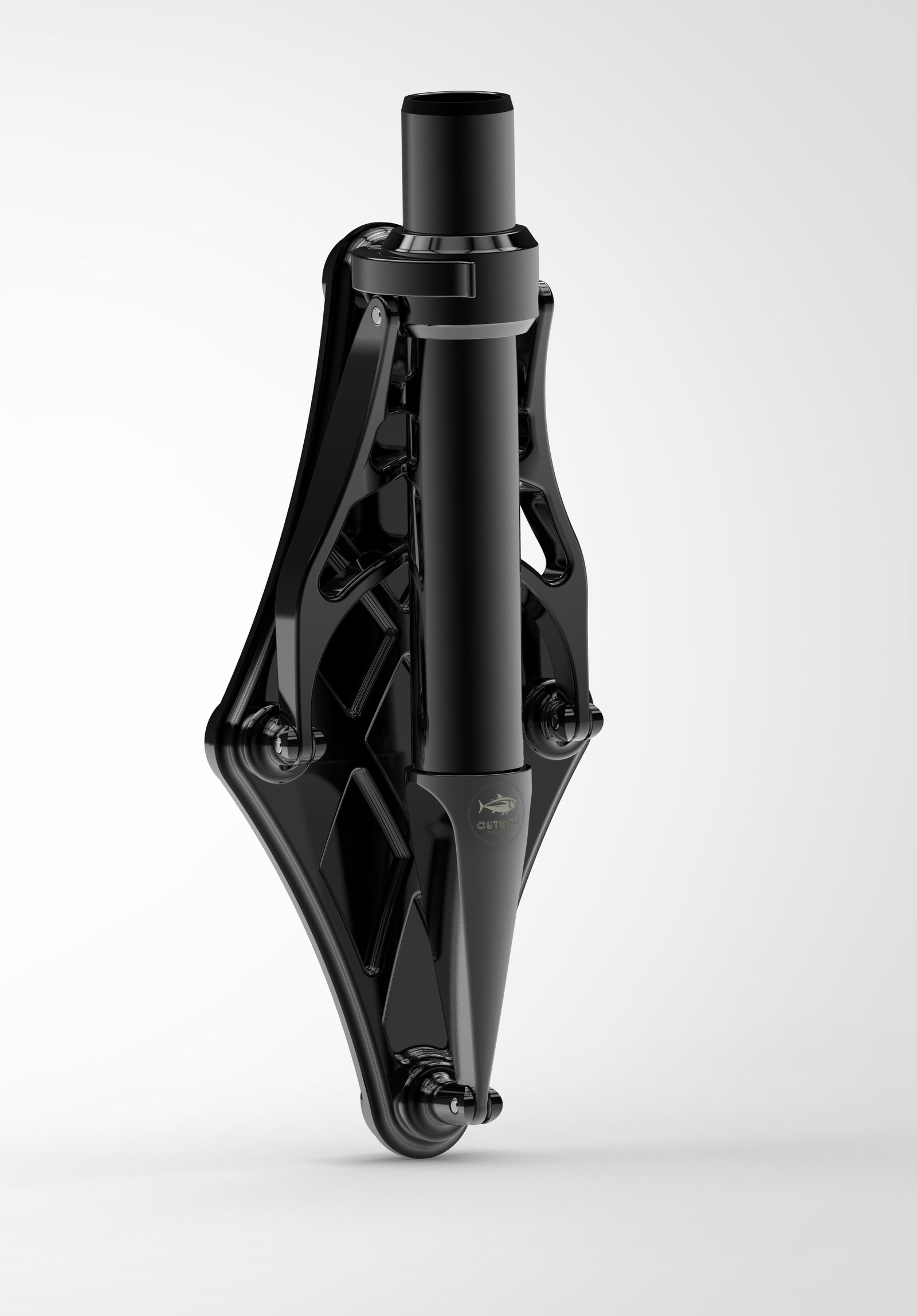 Outwide Gamefishing Outrigger base - closed 